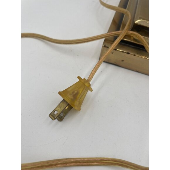 Vintage Brass Bankers Adjustable Knuckle Desk Lamp Slotted Shade Art Deco Design - Picture 11 of 13